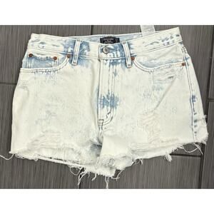 Abercrombie & Fitch Annie High Size Shorts Size 28/6 White Wash